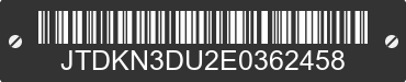 2014 TOYOTA PRIUS JTDKN3DU2E0362458 VIN decoded