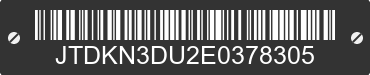2014 TOYOTA Prius JTDKN3DU2E0378305 VIN decoded