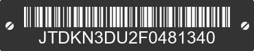 2015 TOYOTA PRIUS JTDKN3DU2F0481340 VIN decoded