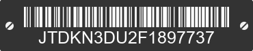 2015 TOYOTA Prius JTDKN3DU2F1897737 VIN decoded