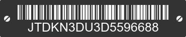 2013 TOYOTA Prius JTDKN3DU3D5596688 VIN decoded