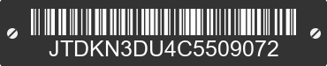 2012 TOYOTA PRIUS JTDKN3DU4C5509072 VIN decoded