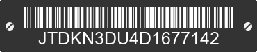 2013 TOYOTA PRIUS JTDKN3DU4D1677142 VIN decoded