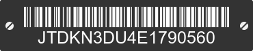 2014 TOYOTA PRIUS JTDKN3DU4E1790560 VIN decoded