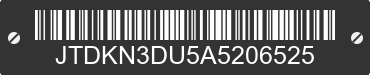 2010 TOYOTA Prius JTDKN3DU5A5206525 VIN decoded