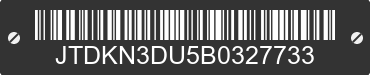 2011 TOYOTA Prius JTDKN3DU5B0327733 VIN decoded