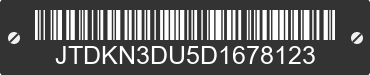 2013 TOYOTA PRIUS JTDKN3DU5D1678123 VIN decoded