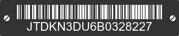 2011 TOYOTA Prius JTDKN3DU6B0328227 VIN decoded