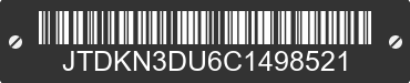 2012 TOYOTA Prius JTDKN3DU6C1498521 VIN decoded