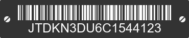 2012 TOYOTA Prius JTDKN3DU6C1544123 VIN decoded