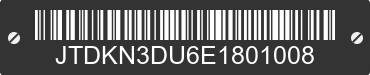 2014 TOYOTA Prius JTDKN3DU6E1801008 VIN decoded