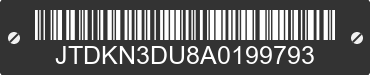 2010 TOYOTA PRIUS JTDKN3DU8A0199793 VIN decoded