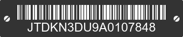 2010 TOYOTA PRIUS JTDKN3DU9A0107848 VIN decoded