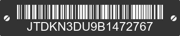 2011 TOYOTA PRIUS JTDKN3DU9B1472767 VIN decoded