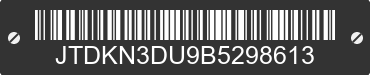 2011 TOYOTA Prius JTDKN3DU9B5298613 VIN decoded