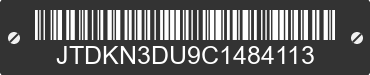 2012 TOYOTA PRIUS JTDKN3DU9C1484113 VIN decoded