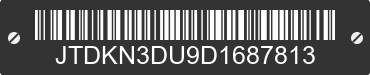2013 TOYOTA PRIUS JTDKN3DU9D1687813 VIN decoded