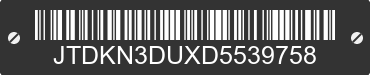 2013 TOYOTA PRIUS JTDKN3DUXD5539758 VIN decoded