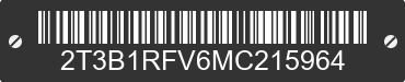 2021 TOYOTA RAV4 2T3B1RFV6MC215964 VIN decoded