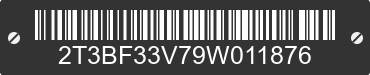 2009 TOYOTA RAV4 2T3BF33V79W011876 VIN decoded