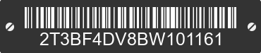2011 TOYOTA RAV4 2T3BF4DV8BW101161 VIN decoded