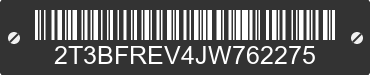 2018 TOYOTA RAV4 2T3BFREV4JW762275 VIN decoded