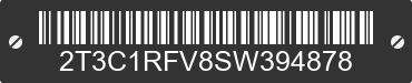 2025 TOYOTA RAV4 2T3C1RFV8SW394878 VIN decoded