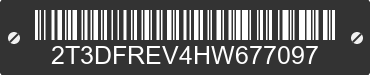 2017 TOYOTA RAV4 2T3DFREV4HW677097 VIN decoded