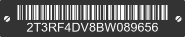 2011 TOYOTA RAV4 2T3RF4DV8BW089656 VIN decoded