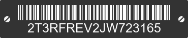 2018 TOYOTA RAV4 2T3RFREV2JW723165 VIN decoded