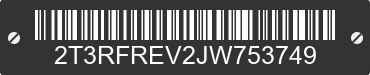 2018 TOYOTA RAV4 2T3RFREV2JW753749 VIN decoded