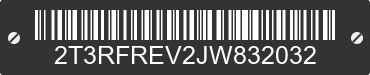 2018 TOYOTA RAV4 2T3RFREV2JW832032 VIN decoded