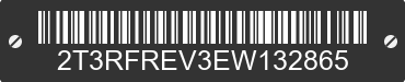 2014 TOYOTA RAV4 2T3RFREV3EW132865 VIN decoded