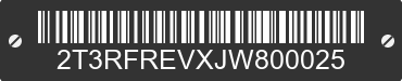2018 TOYOTA RAV4 2T3RFREVXJW800025 VIN decoded
