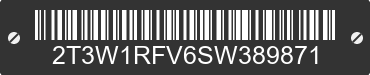 2025 TOYOTA RAV4 2T3W1RFV6SW389871 VIN decoded