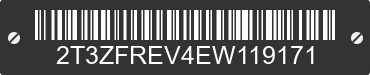2014 TOYOTA RAV4 2T3ZFREV4EW119171 VIN decoded