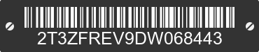 2013 TOYOTA RAV4 2T3ZFREV9DW068443 VIN decoded