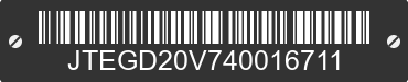 2004 TOYOTA RAV4 JTEGD20V740016711 VIN decoded