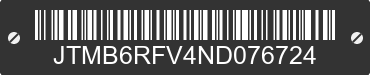 2022 TOYOTA RAV4 JTMB6RFV4ND076724 VIN decoded