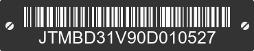 0 TOYOTA RAV4 JTMBD31V90D010527 VIN decoded
