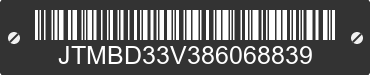 2008 TOYOTA RAV4 JTMBD33V386068839 VIN decoded