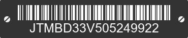 0 TOYOTA RAV4 JTMBD33V505249922 VIN decoded