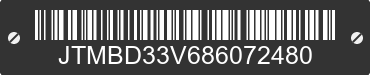 2008 TOYOTA RAV4 JTMBD33V686072480 VIN decoded