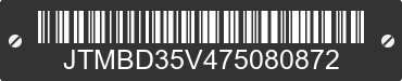2007 TOYOTA RAV4 JTMBD35V475080872 VIN decoded