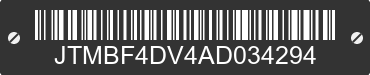 2010 TOYOTA RAV4 JTMBF4DV4AD034294 VIN decoded