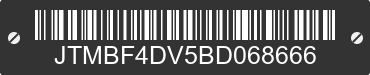 2011 TOYOTA RAV4 JTMBF4DV5BD068666 VIN decoded