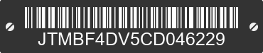 2012 TOYOTA RAV4 JTMBF4DV5CD046229 VIN decoded