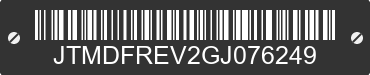 2016 TOYOTA RAV4 JTMDFREV2GJ076249 VIN decoded