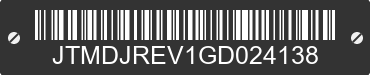 2016 TOYOTA RAV4 JTMDJREV1GD024138 VIN decoded
