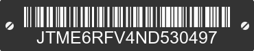 2022 TOYOTA RAV4 JTME6RFV4ND530497 VIN decoded